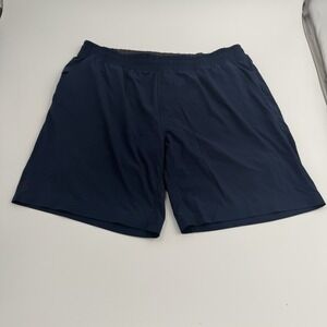 Rhone Versatility Gym Shorts Mens XXL Blue Athletic